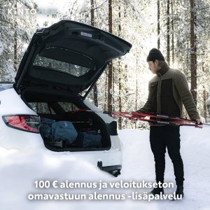 Tilaa nyt auto KINTO Flexistä ja lunasta lisäpalvelumme omavastuun alennuksesta hintaan 0 €/kk