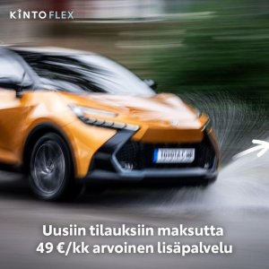 Kinto! Fiksu tapa autoilla, jos et tarvitse autoa jatkuvasti